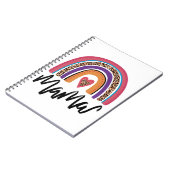 Mama Leopard Rainbow Notizblock (Linke Seite)