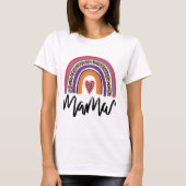 Mama Leopard Rainbow T-Shirt (Vorderseite)