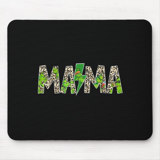 Mama Leopard Retro Mom Nanny Grandma Mother's Day Mousepad (Vorne)