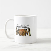 Mama Leopard Spaß Sportspieler Muttertag Kaffeetasse (Links)