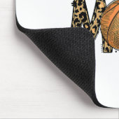 Mama Leopard Spaß Sportspieler Muttertag Mousepad (Ecke)