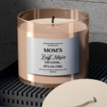 Mama letzte Nerve Funny Mama Aufkleber Candle Labe<br><div class="desc">Fügen Sie Ihren Geschenken eine Touch Spaß mit diesem unglaublich witzig Aufkleber "Mama Last Nerve" hinzu! Dieses witzige Design ist perfekt für das Kennzeichnen von Kerzen, Geschenkboxen oder Geschenken, und bringt jedem Mama ein Lächeln ins Gesicht. Egal, ob Sie ein Muttertagsgeschenk, eine Geburtstagskarte oder eine lustige Art gewollt haben, Mama-Leben-Kämpfe...</div>