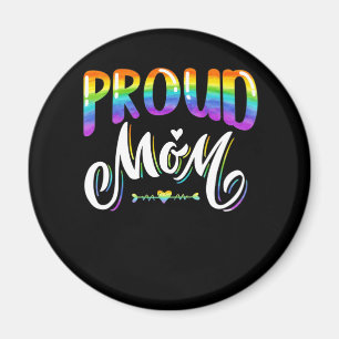 Mama-LGBT-Gay Pride Lesbischer Regenbogen Magnet