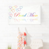 Mama LGBTQ+ / Stolz / Regenbogenherzen Banner (Insitu)