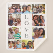 Mama Liebe 10 FotoCollage Sherpadecke (Vorderseite)