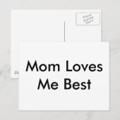 Mama Liebe Beste Karte (Vorne/Hinten)