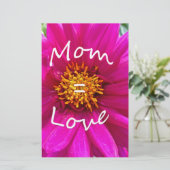 MAMA = LIEBE BRIEFPAPIER (Stehend Vorderseite)