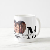 Mama Liebe | Heart Foto Muttertag Kaffeetasse (VorderseiteRechts)