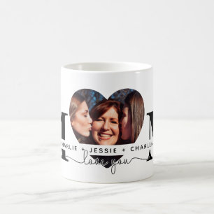 Mama Liebe   Heart Foto Muttertag Kaffeetasse
