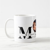 Mama Liebe | Heart Foto Muttertag Kaffeetasse (Links)