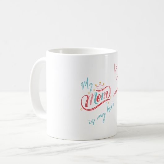 Mama Liebe Kaffeetasse (Vorderseite Links)