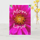 MAMA = LIEBE KARTE (Gelbe Blume)