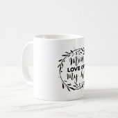 Mama Liebe meines Lebens Kaffeetasse (Vorderseite Links)