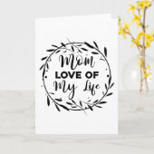 Mama Liebe meines Lebens Karte (Gelbe Blume)