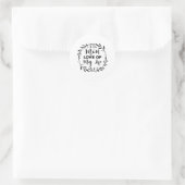 Mama Liebe meines Lebens Runder Aufkleber (Tasche)