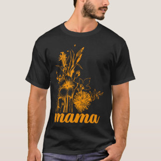 Mama Liebe Muttertagsdesign Retro T-Shirt