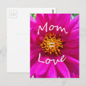 MAMA = LIEBE POSTKARTE (Vorne/Hinten)