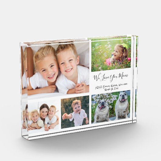 Mama Liebe Sie Collage Fotoblock (Links)