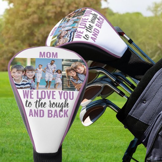 Mama Liebe Sie zu Rough and Back | 3 FOTO Golf Headcover