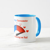 Mama Liebe Thermometer Herzmagazin Kaffee Tasse (VorderseiteRechts)
