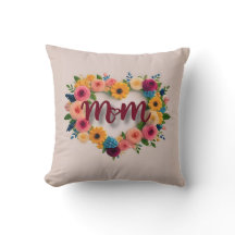 Mama Liebe Wreath - Throw Kissen