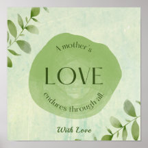 Mama-Liebe-Zitat Pastellplakat