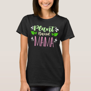Mama-Lieben auf der Grundlage von Pflanze Obst und T-Shirt
