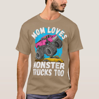 Mama Lieben Monster LKW zu Monster Truck T-Shirt