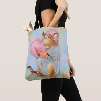 Mama Lieben Sie Kangaroo und Joey Tasche