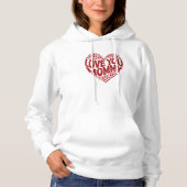 Mama Liebhaber Hoodie (Vorderseite)
