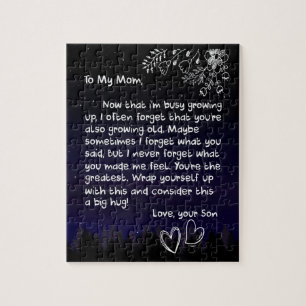 Mama Liebhaber  Zu meiner Mama I Liebe Sie sehr Puzzle