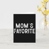 Mama Lieblings-Funny-Mamas Lieblings-Muttertag Karte (Gelbe Blume)