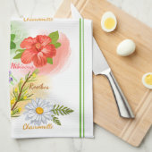 Mama-Lieblings-Kräutertee Geschirrtuch (Viertel Falte)