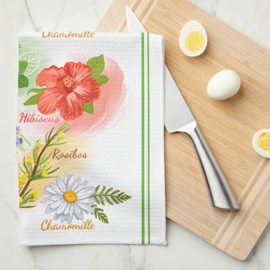 Mama-Lieblings-Kräutertee Geschirrtuch (Viertel Falte)