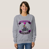 Mama liebt Motorräder Sweatshirt (Vorne ganz)