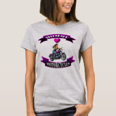 Mama liebt Motorräder T-Shirt (Vorderseite)