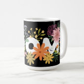 Mama liebte boho Blume Bouquet niedlich Kaffeetasse (VorderseiteRechts)