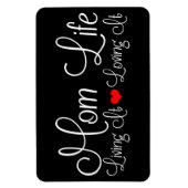 Mama Life Black Magnet (Vertikal)