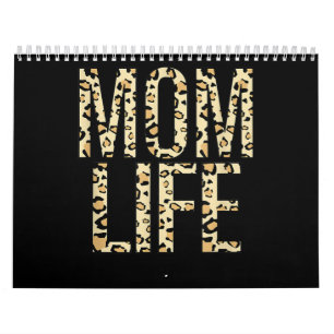 Mama Life Cheetah Leopard Druckgeschenk Kalender