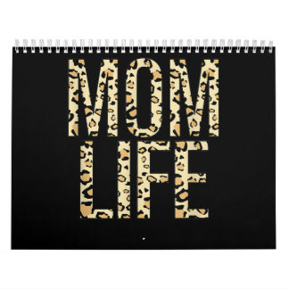 Mama Life Cheetah Leopard Druckgeschenk Kalender
