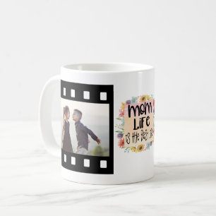 Mama Life Fotovorlage Kaffeebearbeitung Tasse