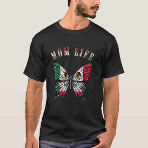 Mama Life Funny Butterfly Mexicanischer Muttertag T-Shirt