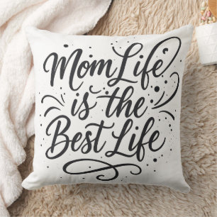 Mama Life ist das beste Leben - handgeschriebenes Kissen