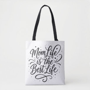 Mama Life ist das beste Leben - stilvolle Tote Bag Tasche