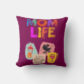 MAMA LIFE Kissen - Freude der Mutterschaft (Vorderseite)