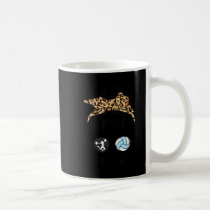 Mama Life Messy Bun Fair Volleyball Cheer Mama Kaffeetasse