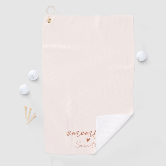 Mama Life - Rustikale Gestaltung Golfhandtuch (Insitu)