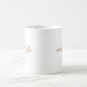 Mama Life - Rustikale Gestaltung Kaffeetasse (Mittel)