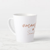 Mama Life - Rustikale Gestaltung Milchtasse (Linke Ecke)