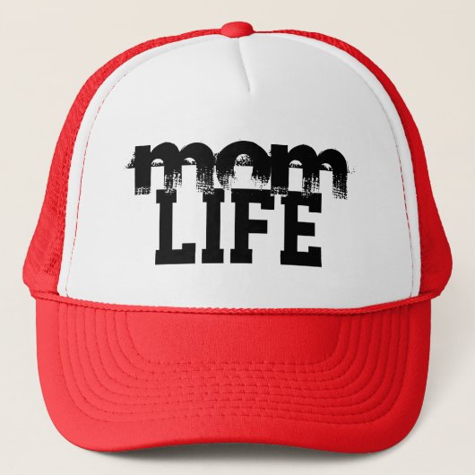 Mama LIFE-Schrift | Truckerkappe (Vorderseite)